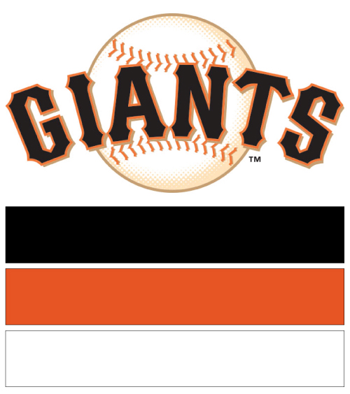 San Francisco Giants Baseball Nail Art Designs